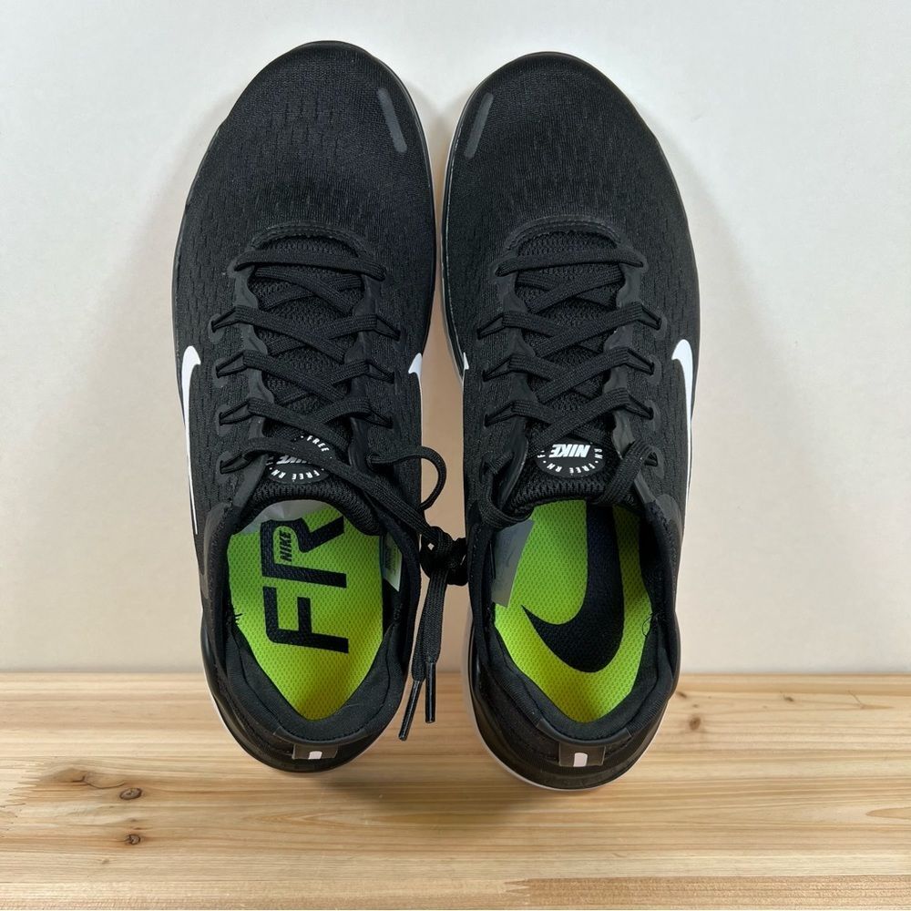 NEW Nike Free Run 2018 Mens road Running training shoes Black white - Picture 8 of 10